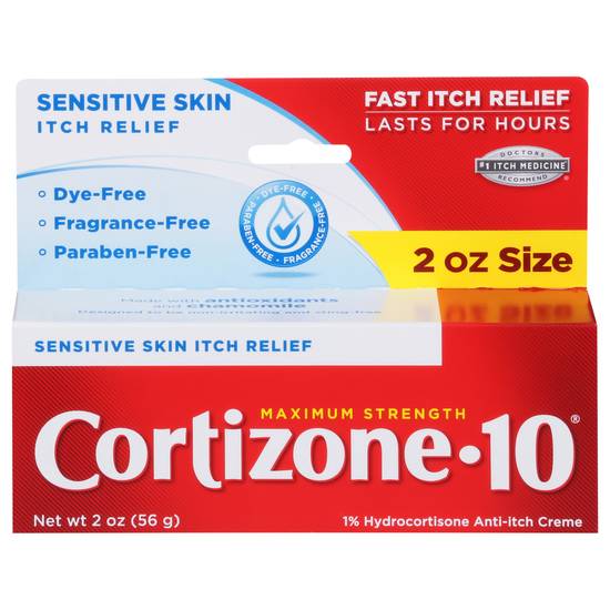 Cortizone-10 Maximum Strength Sensitive Skin Anti-Itch Creme