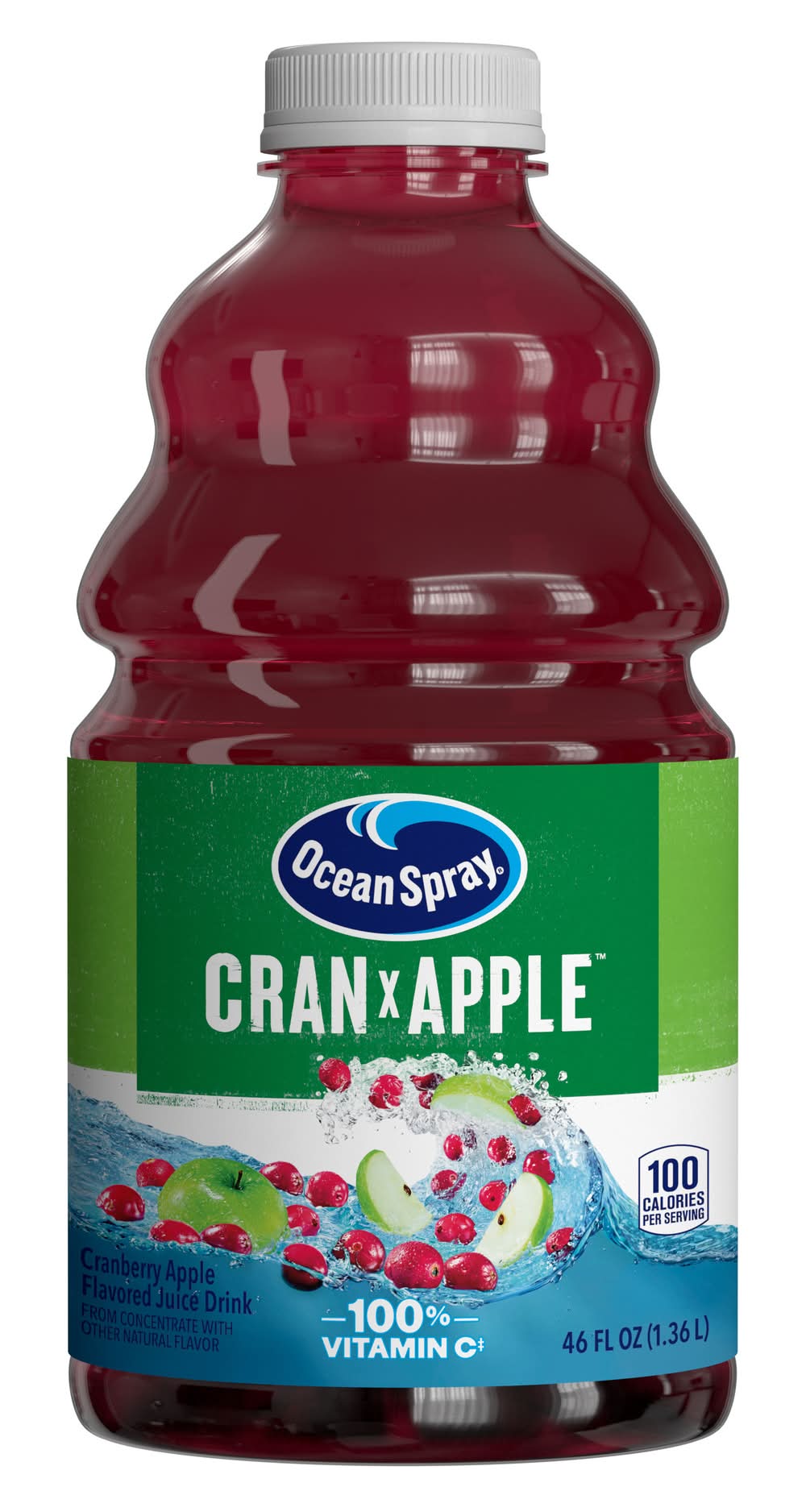 Ocean Spray Juice, Cranberry Apple (46 oz)