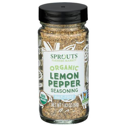 Sprouts Organic Salt-Free Lemon Pepper Seasoning