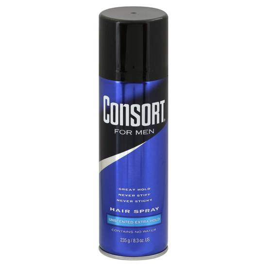Consort Unscented Extra Hold Aerosol Hairspray (8.3 oz)