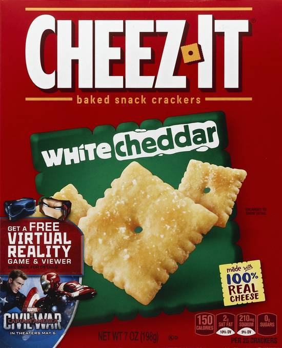 Cheez-It White Cheddar Baked Snack Crackers