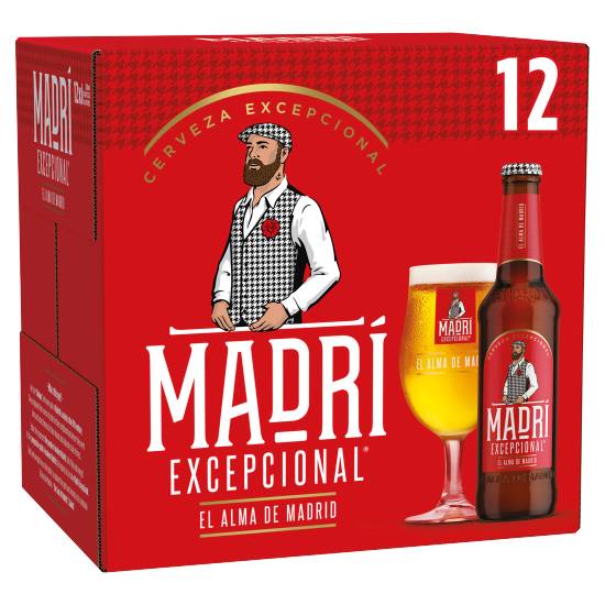 Madrí Excepcional Lager (12 x 330ml)