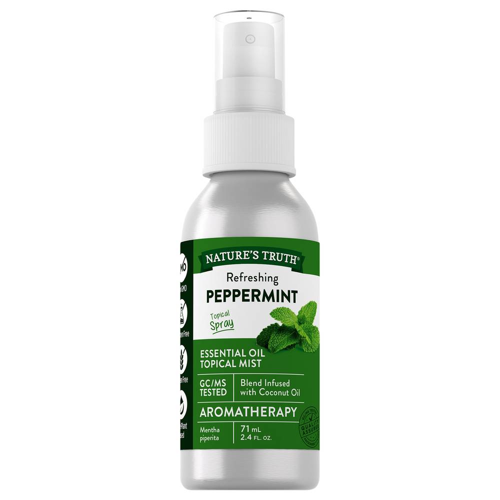 Nature's Truth Peppermint Pure Essential Oil Blend Refreshing (2.4 fl oz)