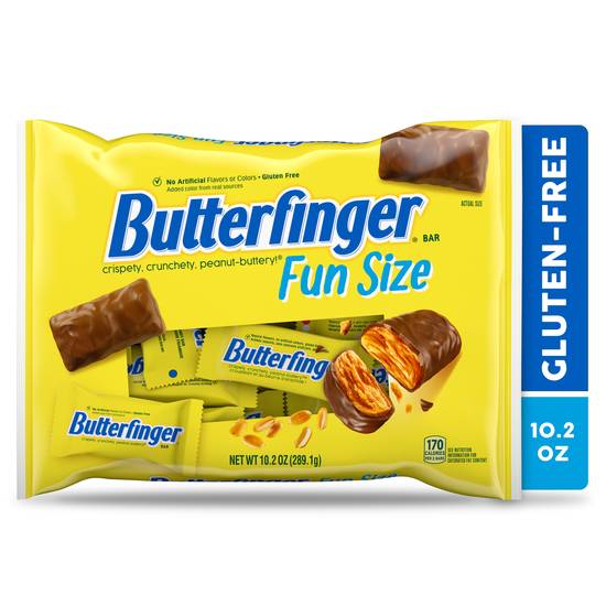 Butterfinger Crispety Crunchety Peanut Buttery Fun Size Bar