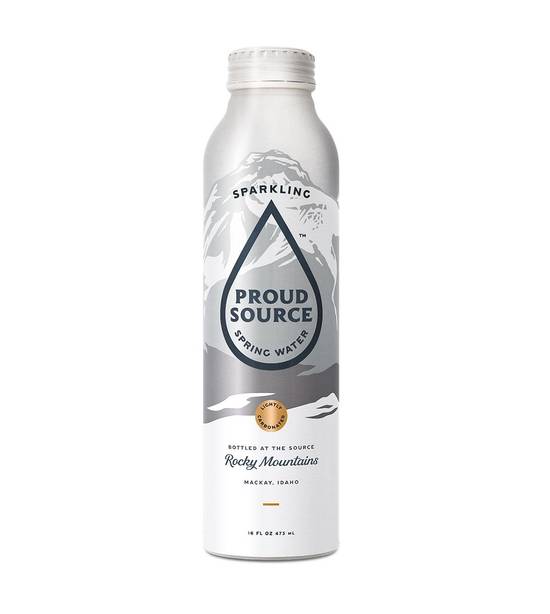 Order Proud Source Lightly Carbonated Spring Water (16 oz) food online from Rite Aid store, Shawnee on bringmethat.com