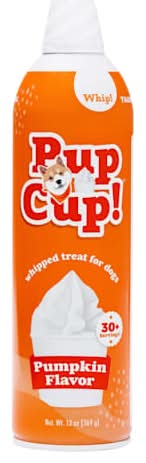 Pup Cup! Pumpkin Whipped Cream Dog Treat, 13 oz.