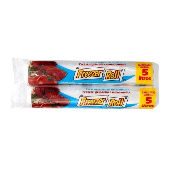 Freezer-roll saco plástico para alimentos 5l (2x100 unidades)