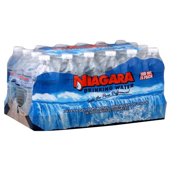 Niagara Drinking Water Bottles (24 x 16.9 fl oz)