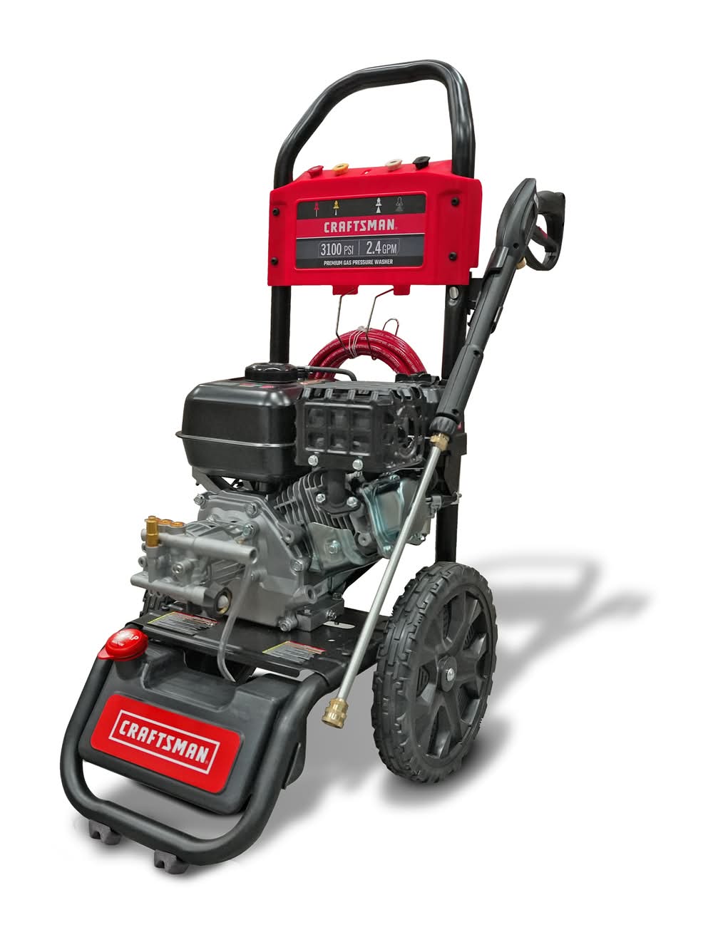 CRAFTSMAN (50-State) 3100-PSI 2.4-GPM Cold Water Gas Pressure washer with 4 Spray Tips