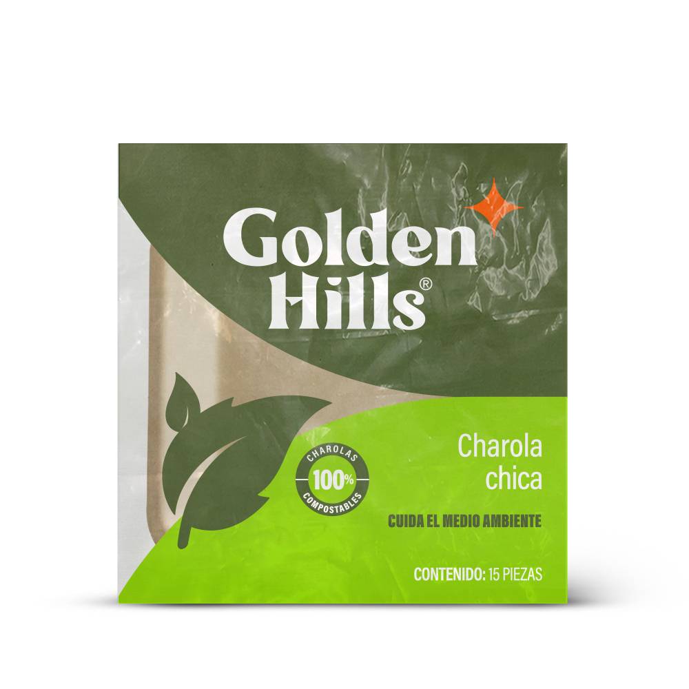 Golden hills charola desechable (ch)