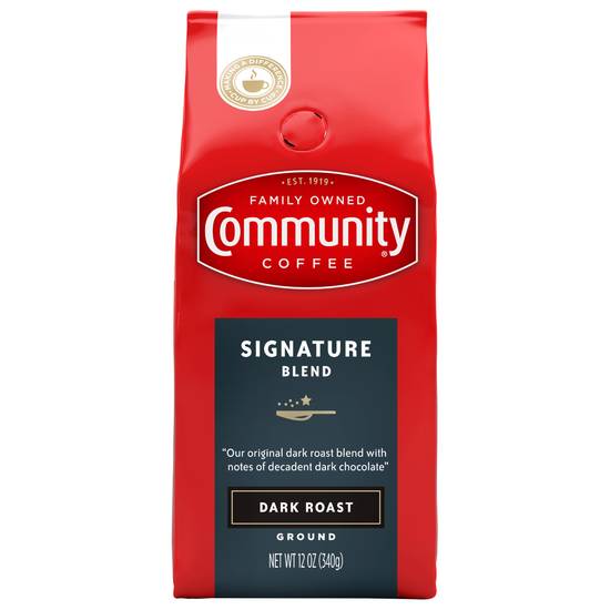 Community Signature Dark Roast Ground Coffee (12 oz)