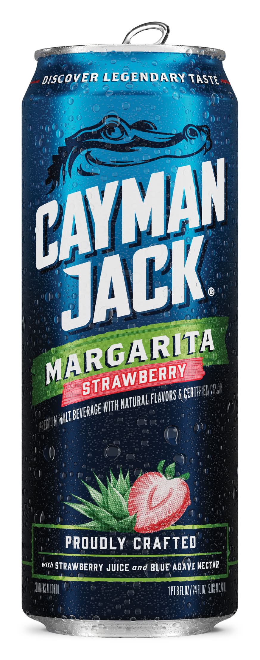 Cayman Jack Strawberry Margarita Drink (24 fl oz)