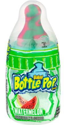 Baby Bottle Pop Candy Watermelon 1.1 oz Bottle