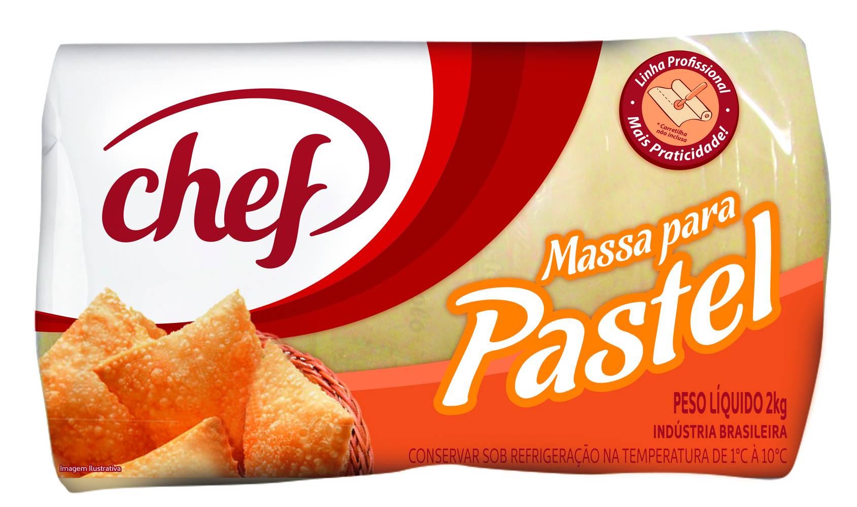 Chef · Massa para pastel (2 kg)