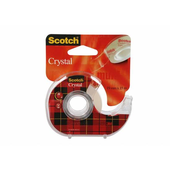 Scotch Crystal Plakband met dispenser 19mm x 15m