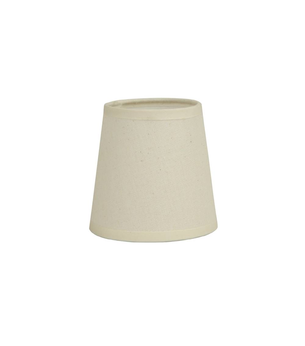 allen + roth 4-in x 4-in Off White Fabric Drum Lamp Shade | PSH0011