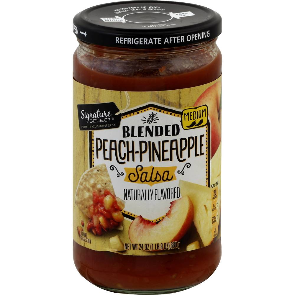 Signature Select Mild Peach Pineapple Salsa (1.5 lbs)