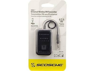 scosche TuneIn FMT4-RP FM Transmitter, Black