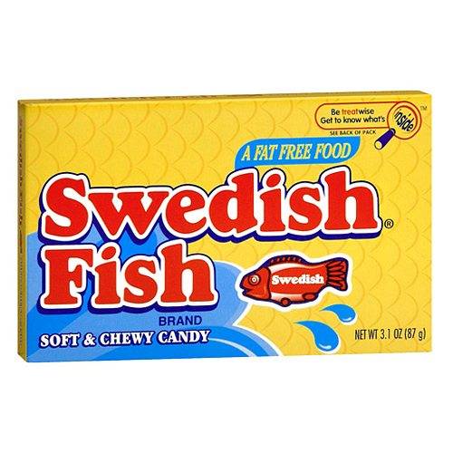 Swedish Fish Mini Assorted Soft & Chewy Candy - 1.8 LB Resealable Bag - All  City Candy
