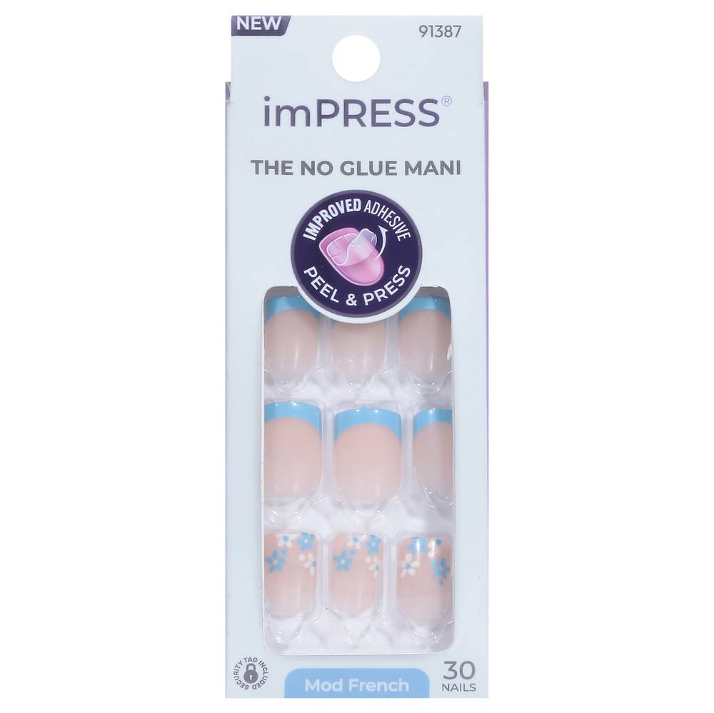 Impress Adhesive Mod French Nails