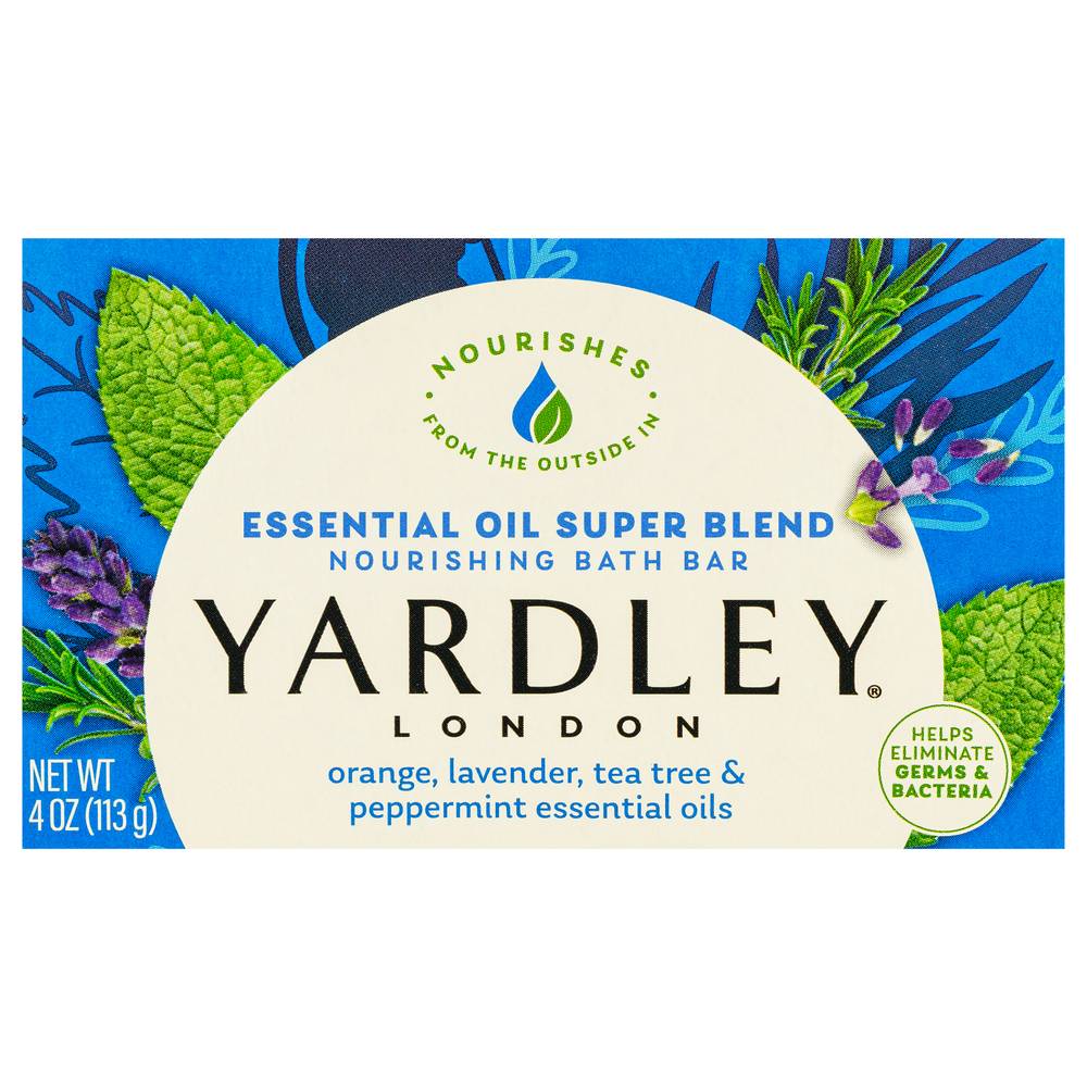 Yardley London Essential Oil Super Blend Nourishing Bath Bar Soap