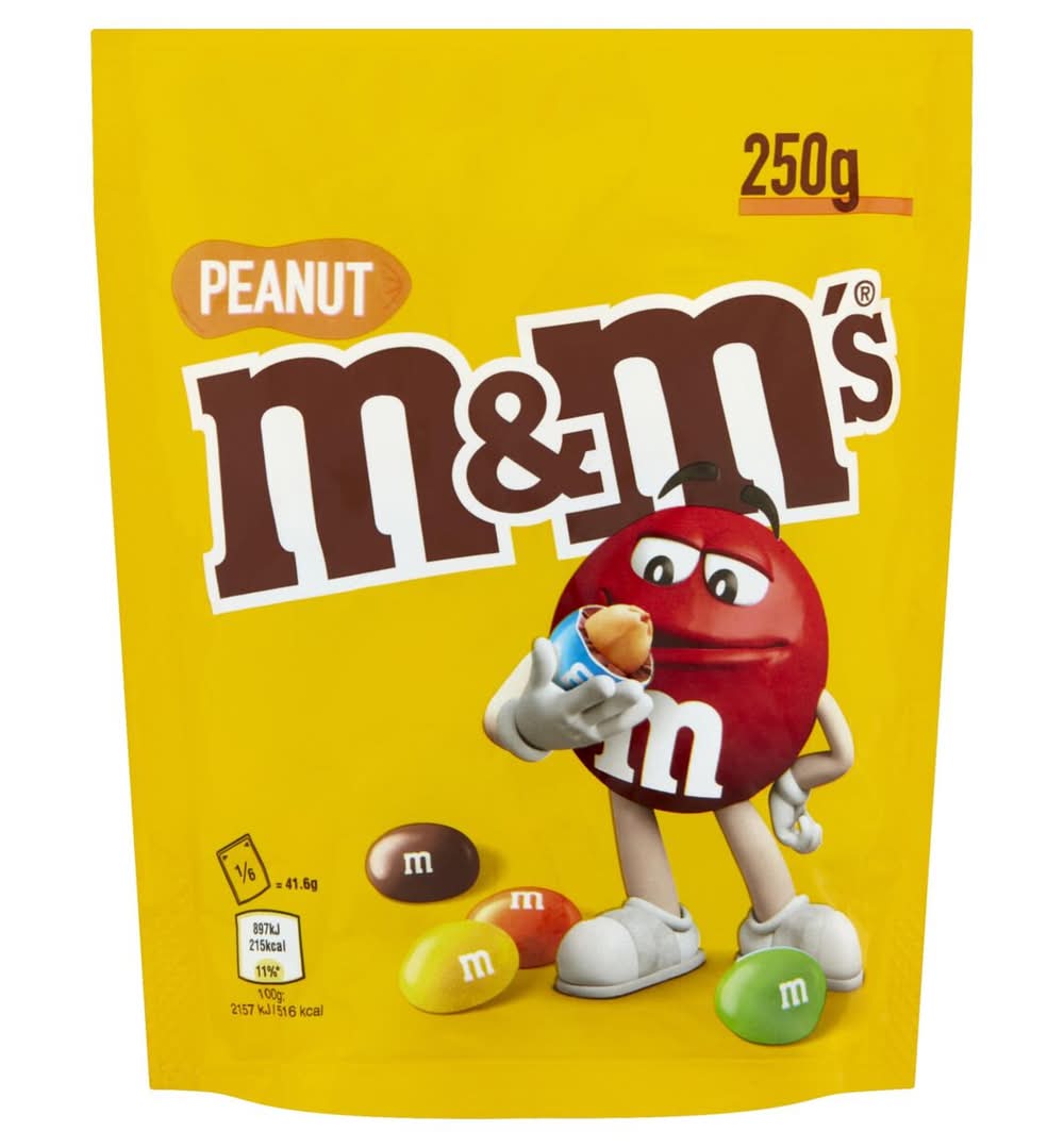 M&M''s Peanut Pouch 250g