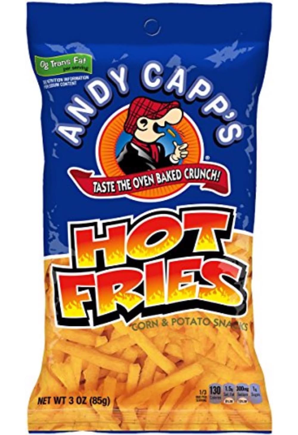 Andy Capp'S Hot Fries Snack 3 Oz Bagged