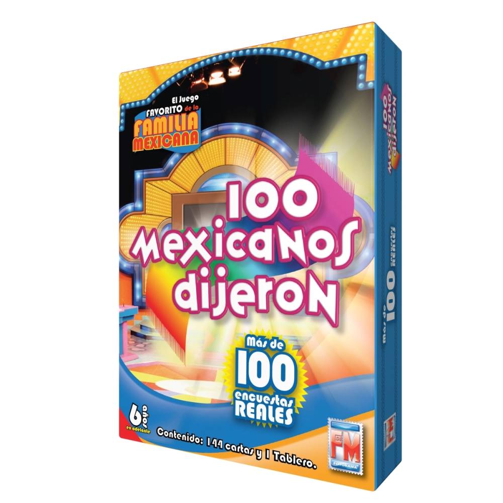 Fotorama juego de mesa 100 mexicanos dijeron mini (1 pieza)