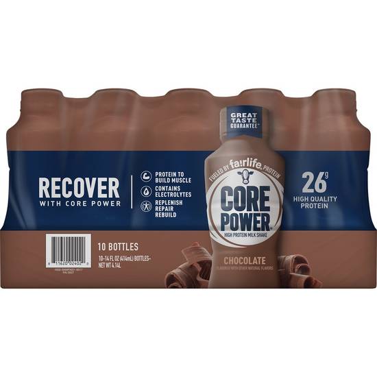 Fairlife Core Power High Protein Chocolate Shake (10 x 14 fl oz)