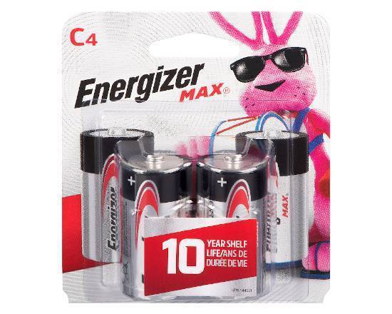 ENERGIZER MAX 4PK BATTERY C 1 UN