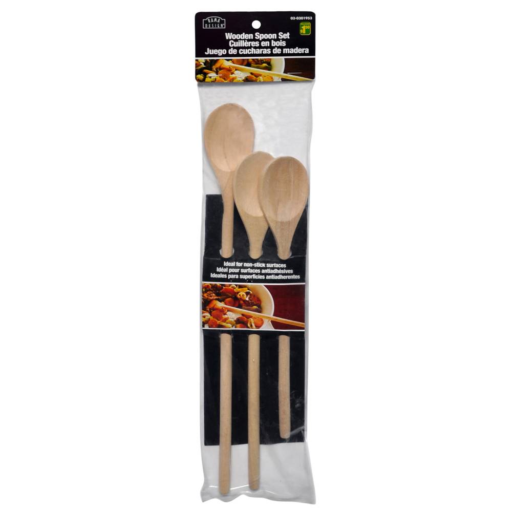 Wooden Spoons, 3 Pack