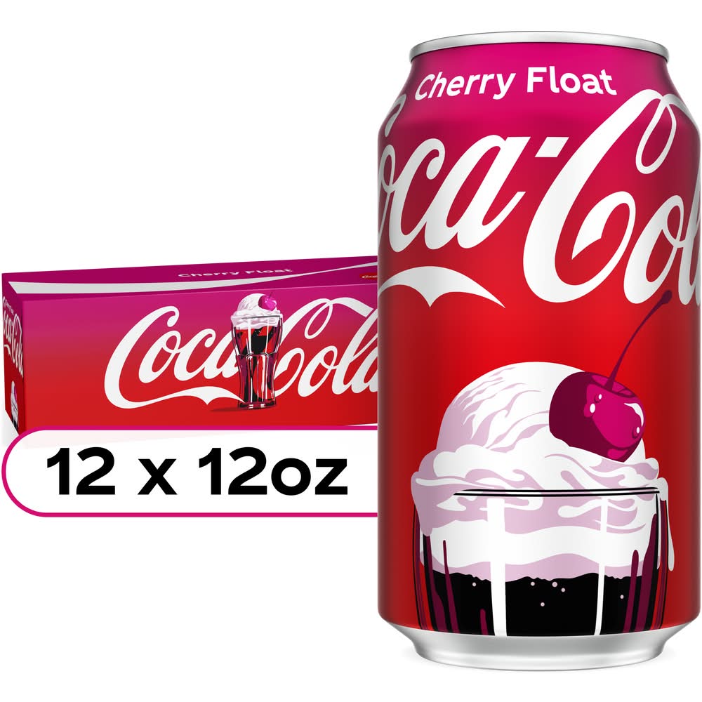 Coca-Cola Soda, Cherry Float (12 x 12 fl oz)
