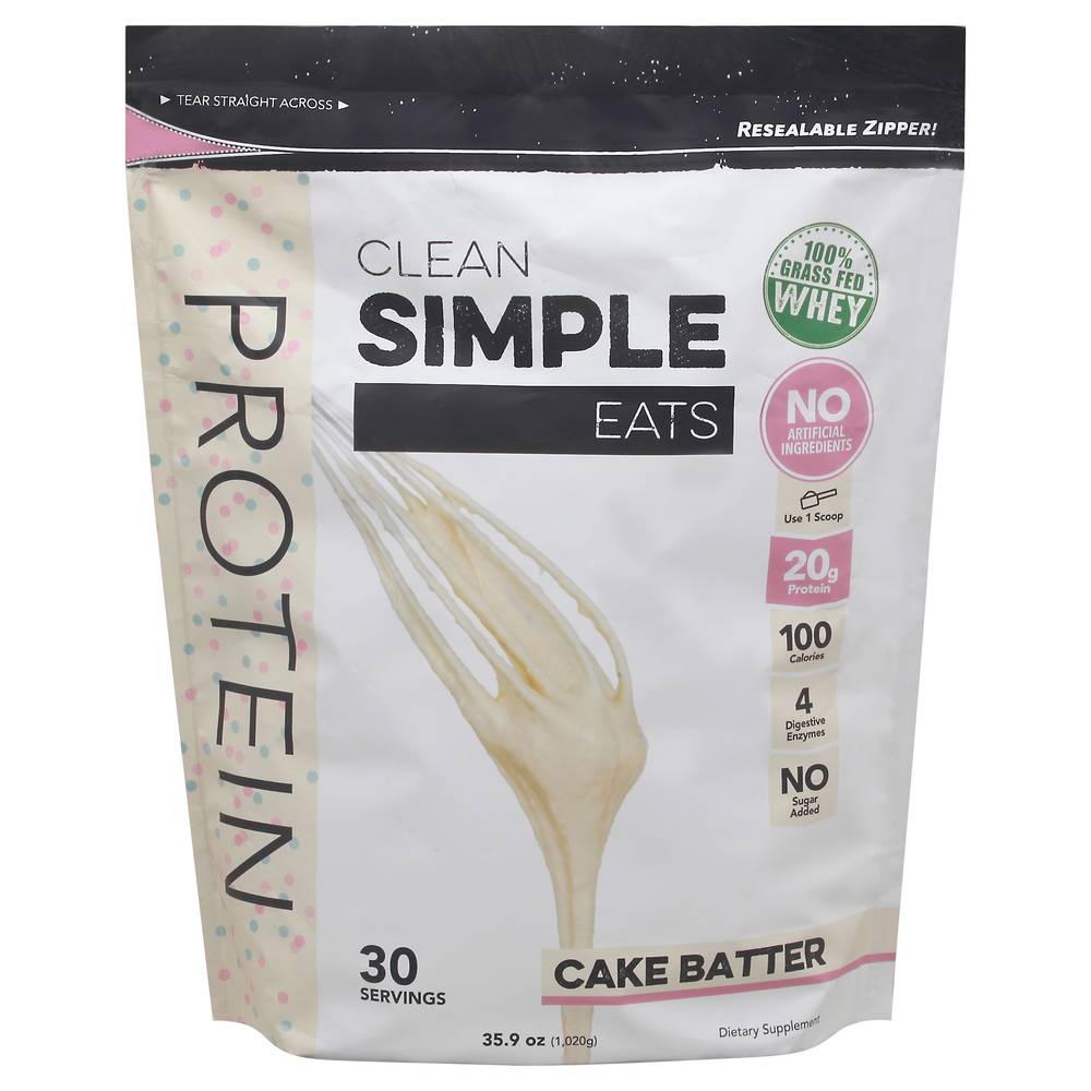 Clean Simple Eats Protein Powder (35.9 oz) (cake batter)