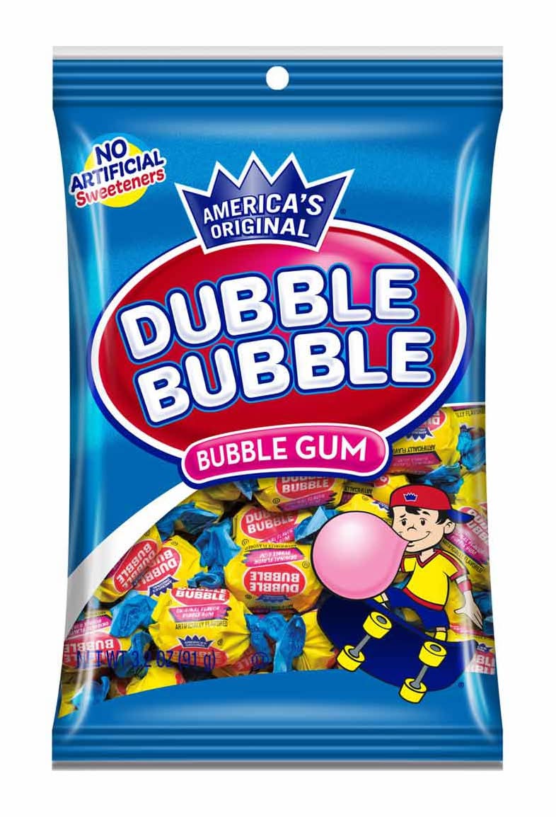 Dubble Bubble Flavored Candies, Bubble Gum (3.8 oz)