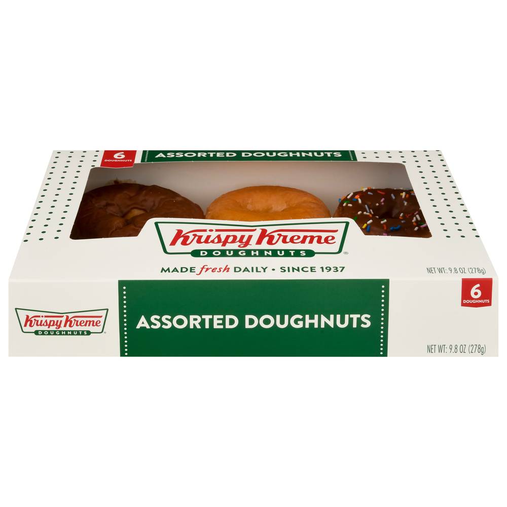 Krispy Kreme Assorted Doughnuts (6 ct)