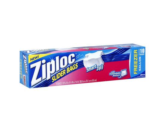 Ziploc · Smart Zip Gallon Slider Bags (10 bags)
