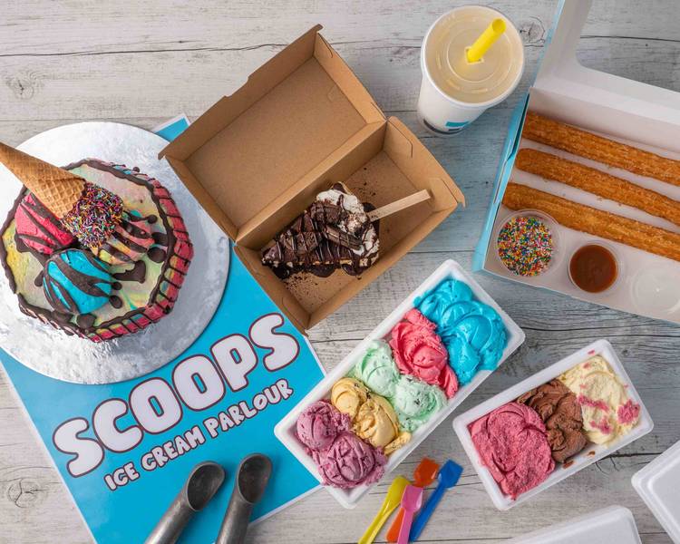 Scoops Ice Cream Parlour Restaurant Menu - Takeout In Melton | Delivery ...