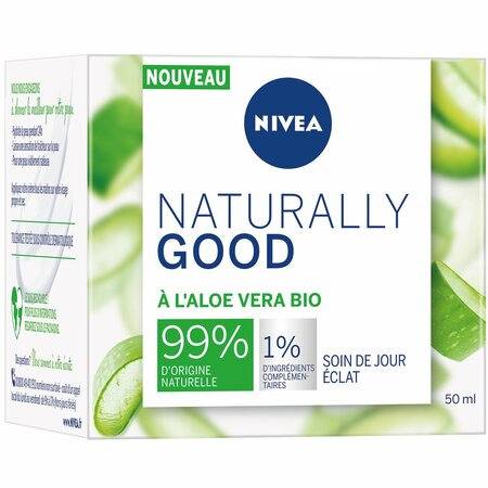 Bio - Crème de jour visage aloe vera hydratante Bio NIVEA - le pot de 50mL