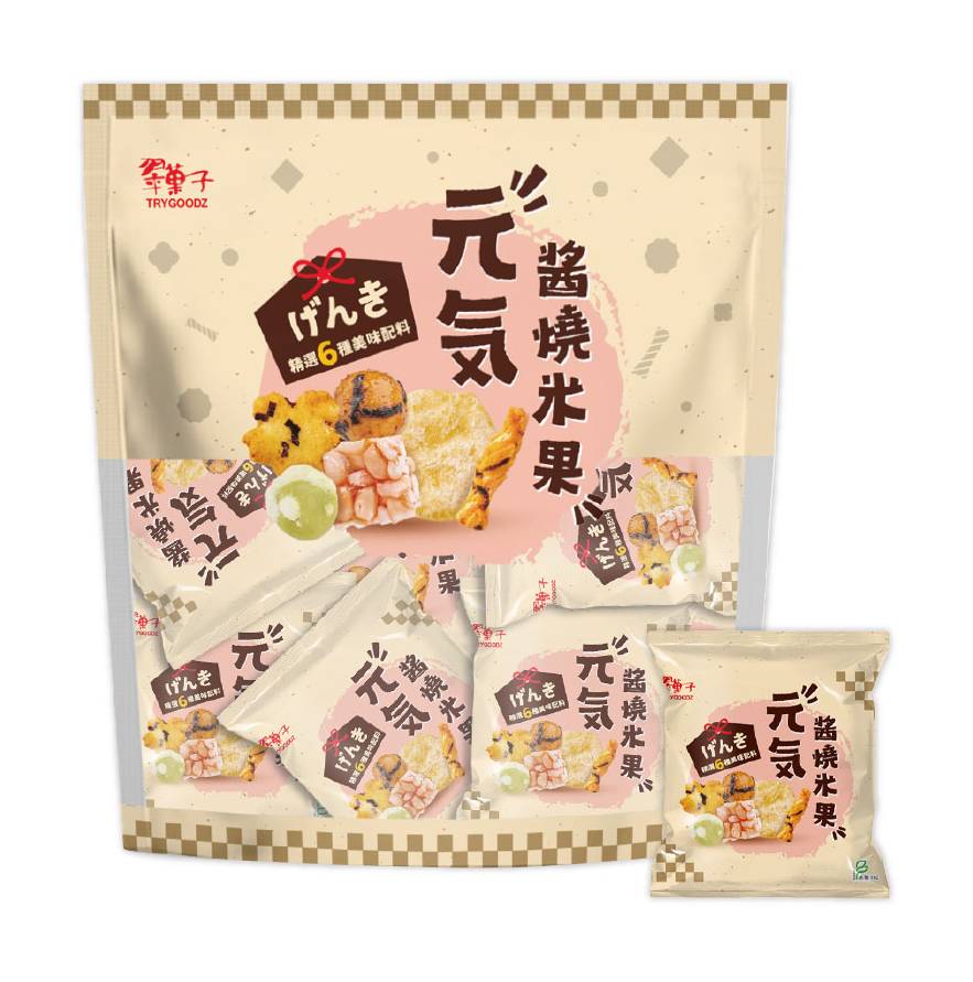 翠菓子-元氣醬燒米果(20g*10包/袋)