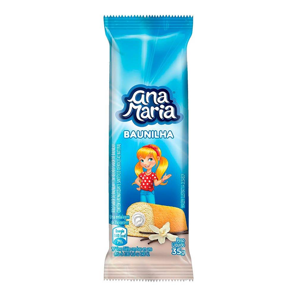 Ana Maria · Bolinho de baunilha com recheio de baunilha (35 g)