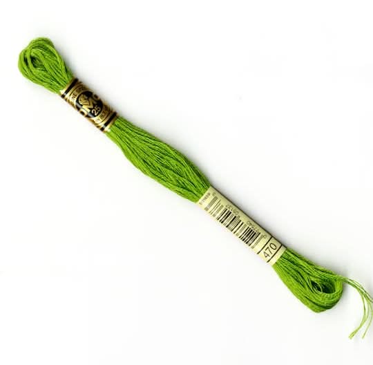 Dmc 6 Strand Embroidery Floss, Muted Green