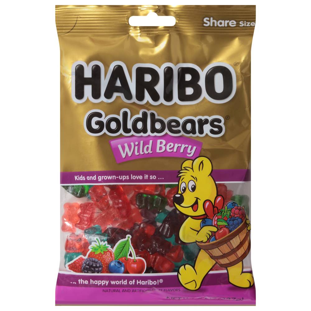 Haribo Goldbears Gummy Candy, Wild Berry (8 oz)