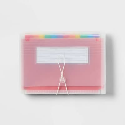 up&up Expanding File Folder Letter Size Clear (24 ct)