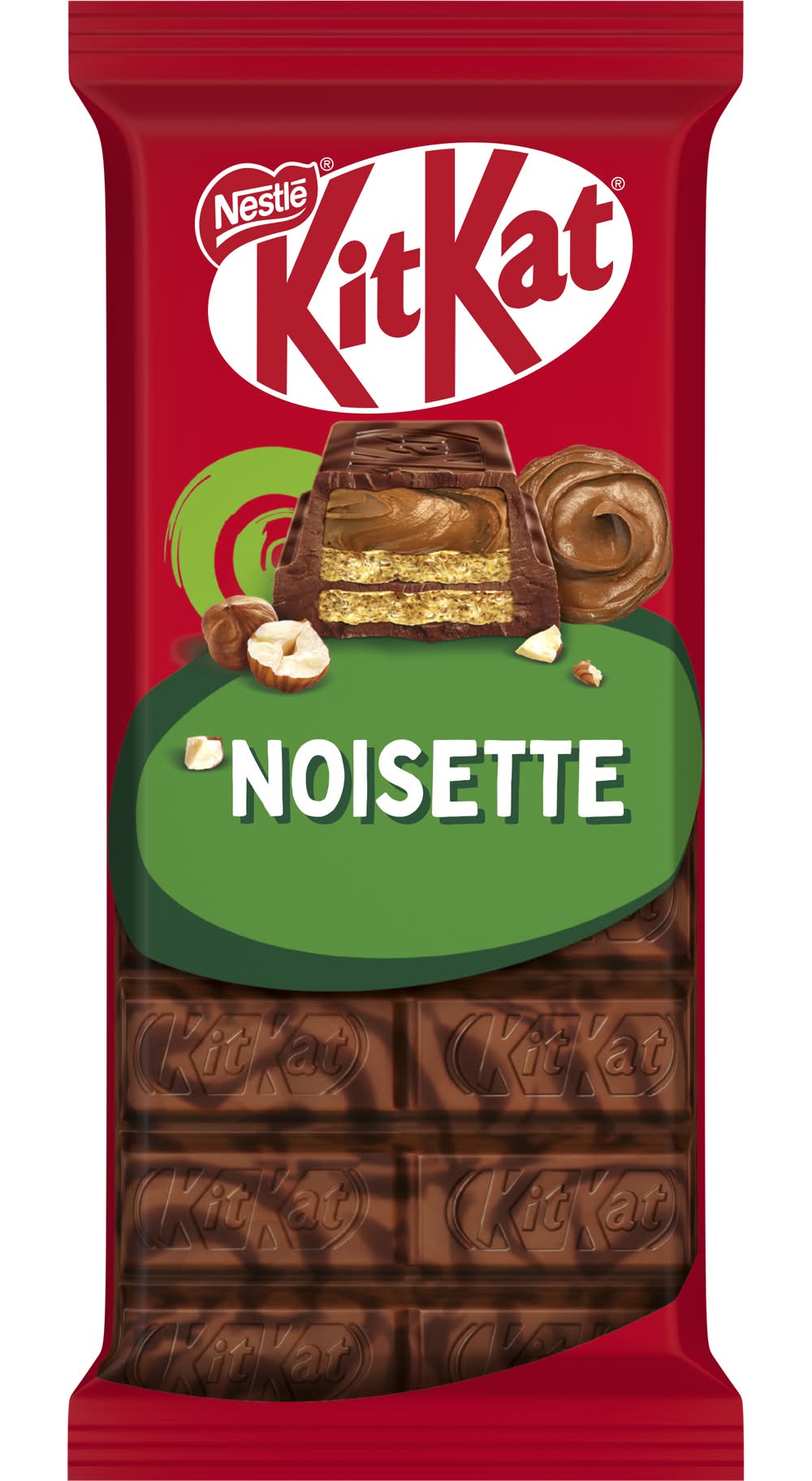 KitKat - Tablette de chocolat, noisette (99g)
