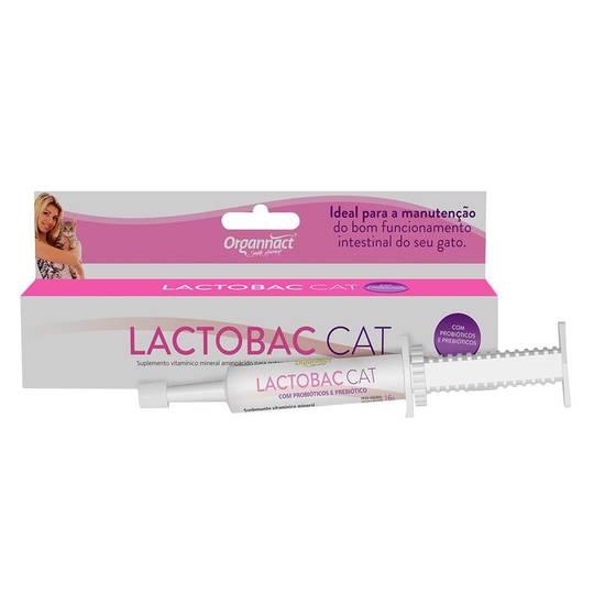 Organnact suplemento vitamínico lactobac para gatos (16g)