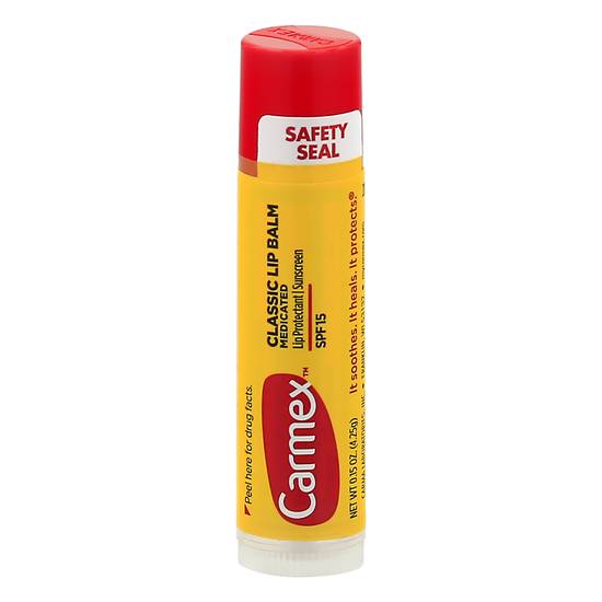 Carmex Classic Medicated Lip Balm Spf 15