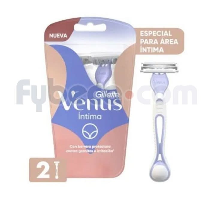 Maquina Para Depilar Desechable Venus Intima X2