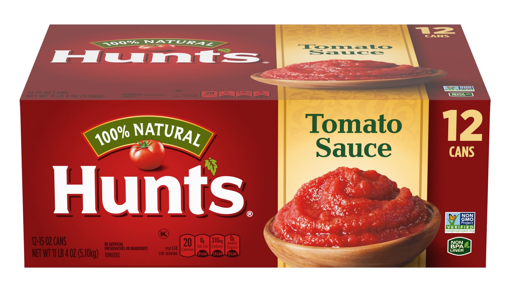 Hunt's Tomato Sauce (180 oz, 12 ct)