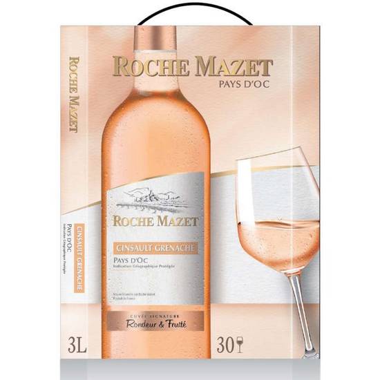 Roche Mazet Grenache Cinsault rosé pays d’OC 3L