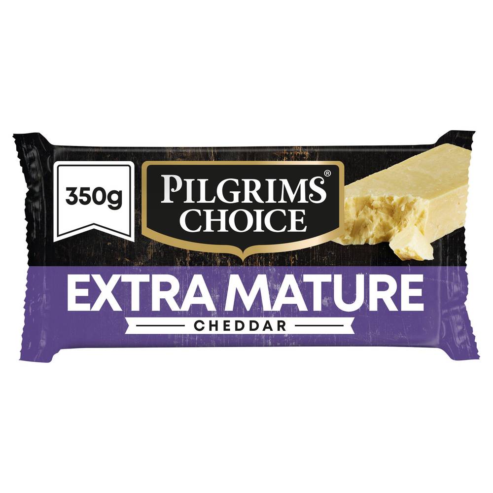 SAVE £1.50 Pilgrims Choice Extra Mature Cheddar Cheese 350g